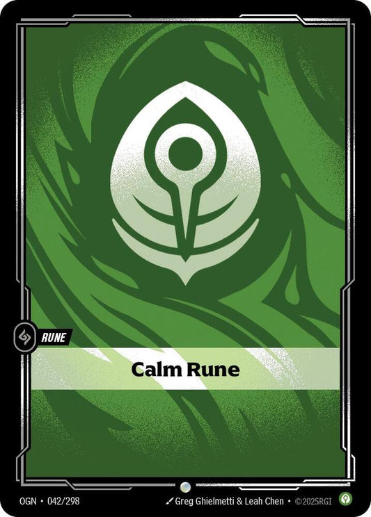 RIFTBOUND Calm Rune 10 Bulk Lot